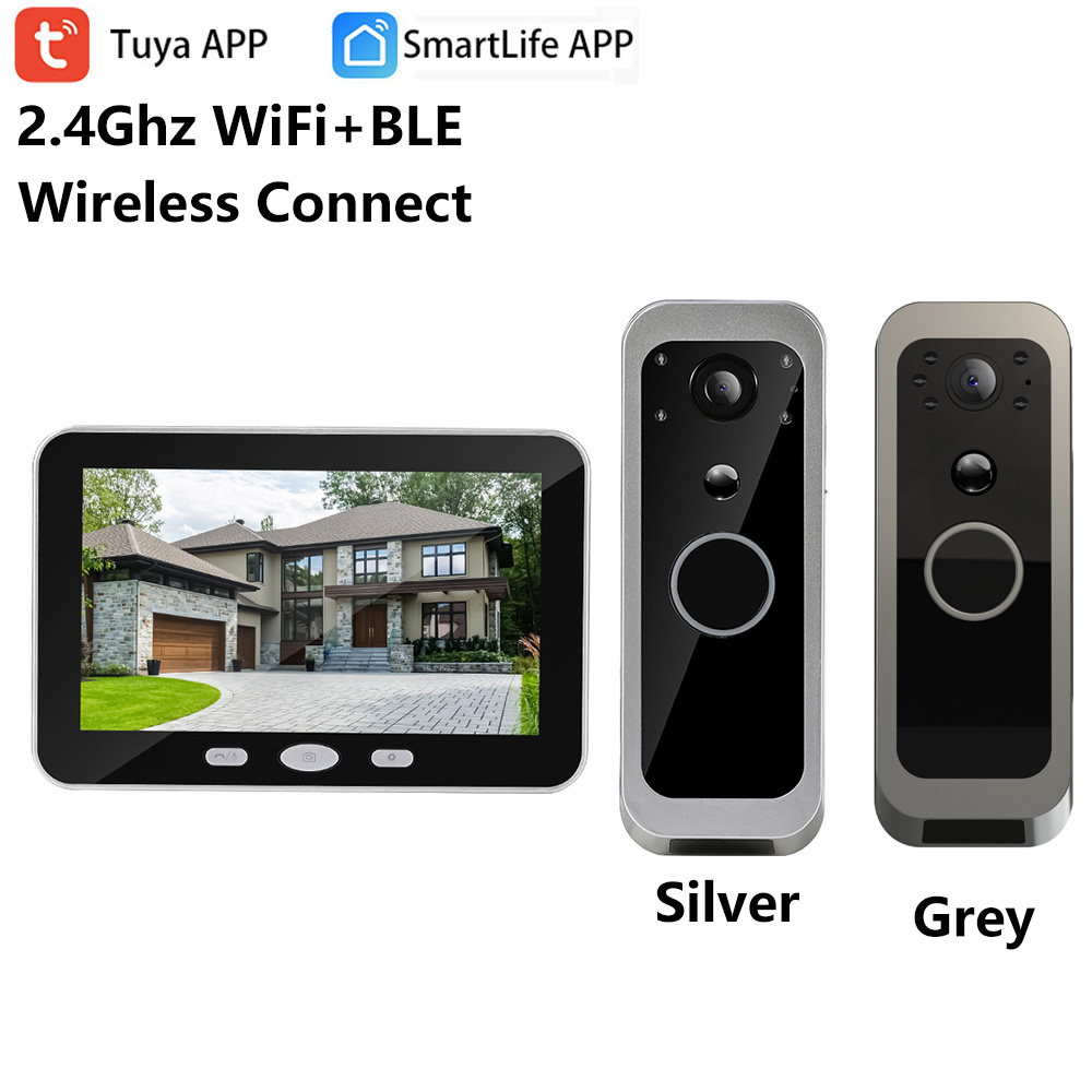 Smart Home Video Doorbell - 3MP Tuya SmartLife Wireless Outdoor WiFi