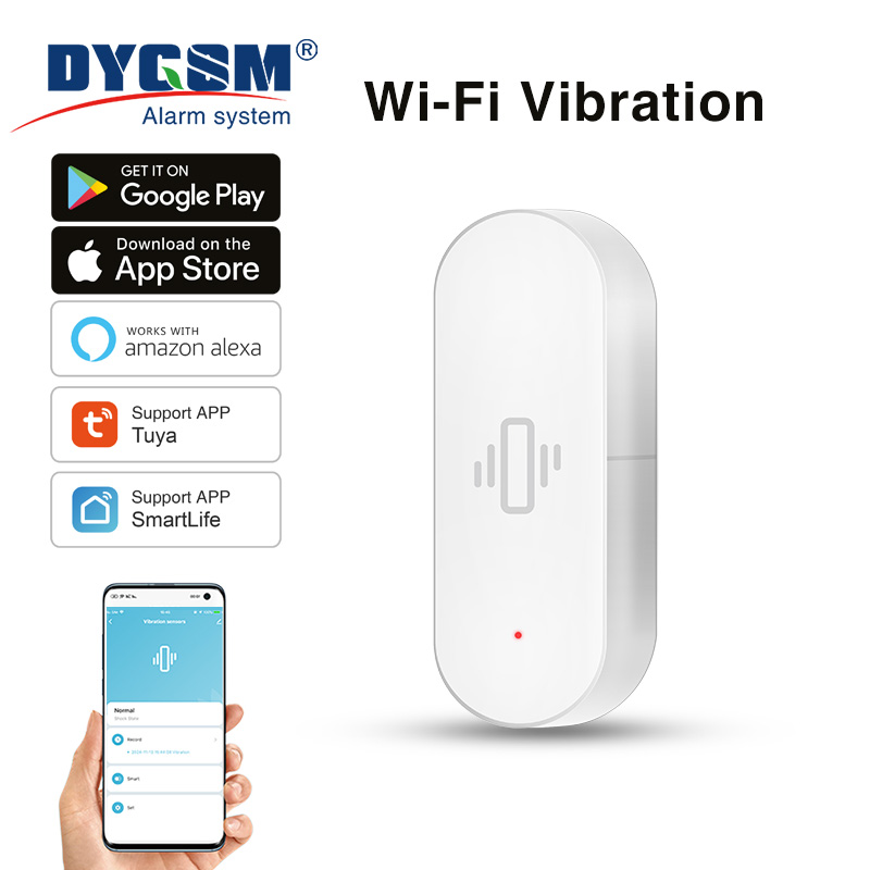 Smart Home Wiz - Tuya WiFi Vibration Sensor, Sensitive Detection,