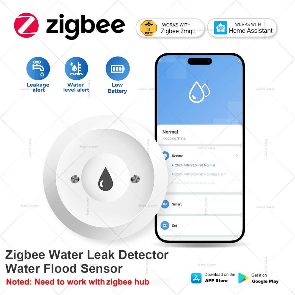 Smart Home Water Level Sensor - Smart Zigbee Water Leakage Sensor Alarm