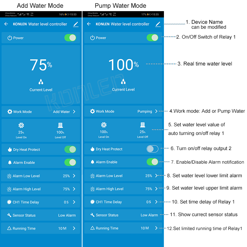 KONLEN Tuya Water Level Sensor - Smart Home Water Level Sensor review and price