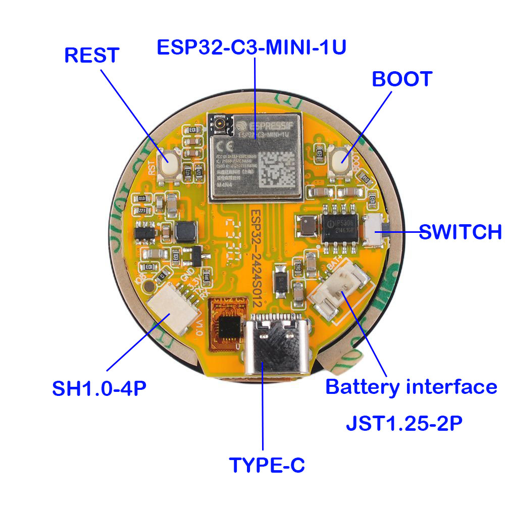 ESP32 Display 1.28 inch ESP32- - Smart Home Wiz review and price