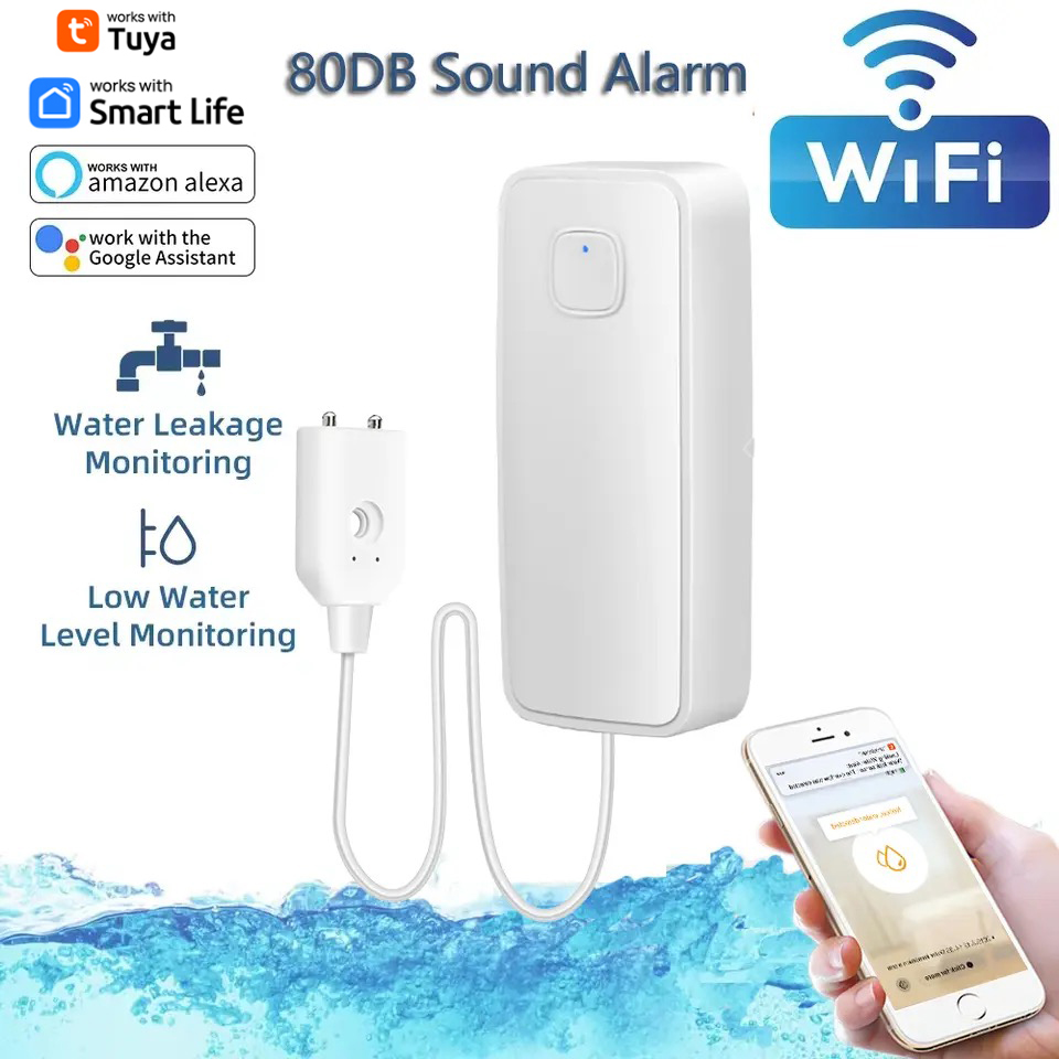 Tuya WiFi Smart Water Leak Sen - Smart Home Water Level Sensor review and price