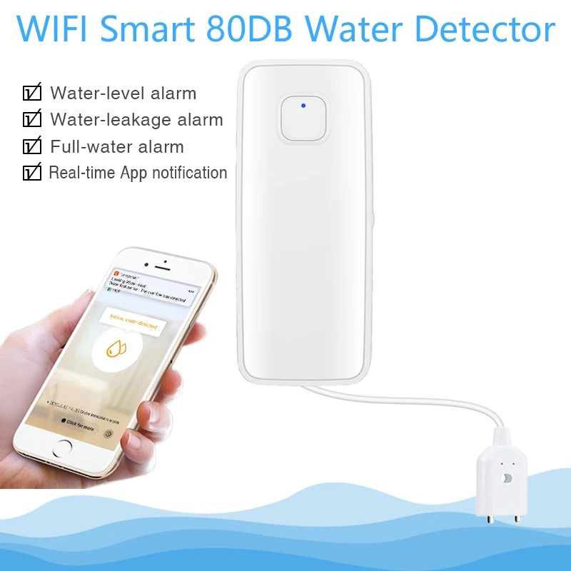 Tuya WiFi Smart Water Leak Sen - Smart Home Water Level Sensor review and price