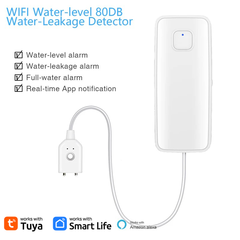 Tuya WiFi Smart Water Leak Sen - Smart Home Water Level Sensor review and price
