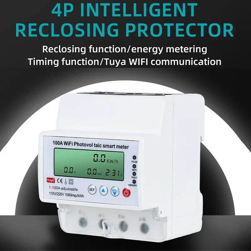 4P 1-100A WiFi Photovoltaic Sm - Smart Home Wiz review and price