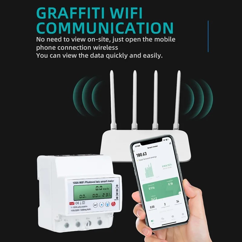 4P 1-100A WiFi Photovoltaic Sm - Smart Home Wiz review and price