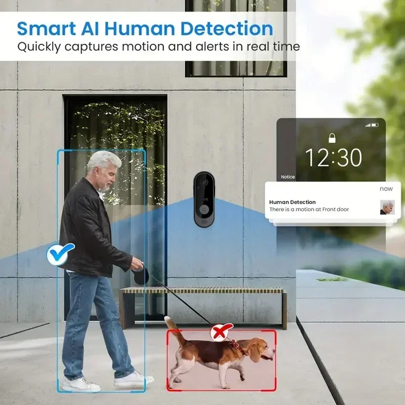 Video HD Wireless Waterproof D - Smart Home Video Doorbell review and price