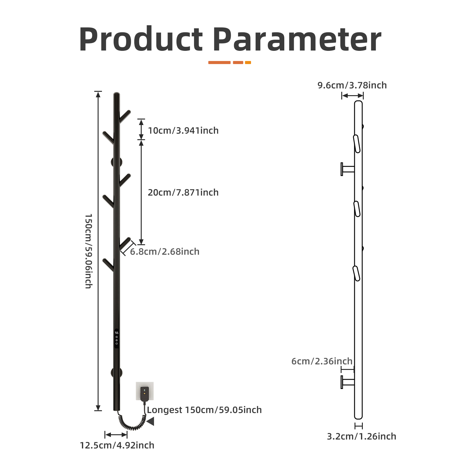 Smart Electric Towel Rack Eco- - Smart Home In Us review and price