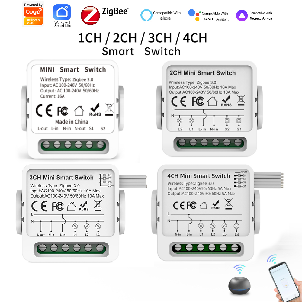 Tuya Zigbee 3.0 Smart Switch 1 - Smart Home Simple review and price