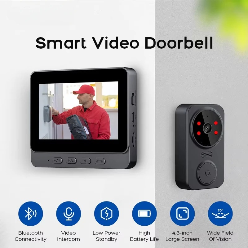 M8 Smart Visual Doorbell WiFi  - Smart Home Video Doorbell review and price