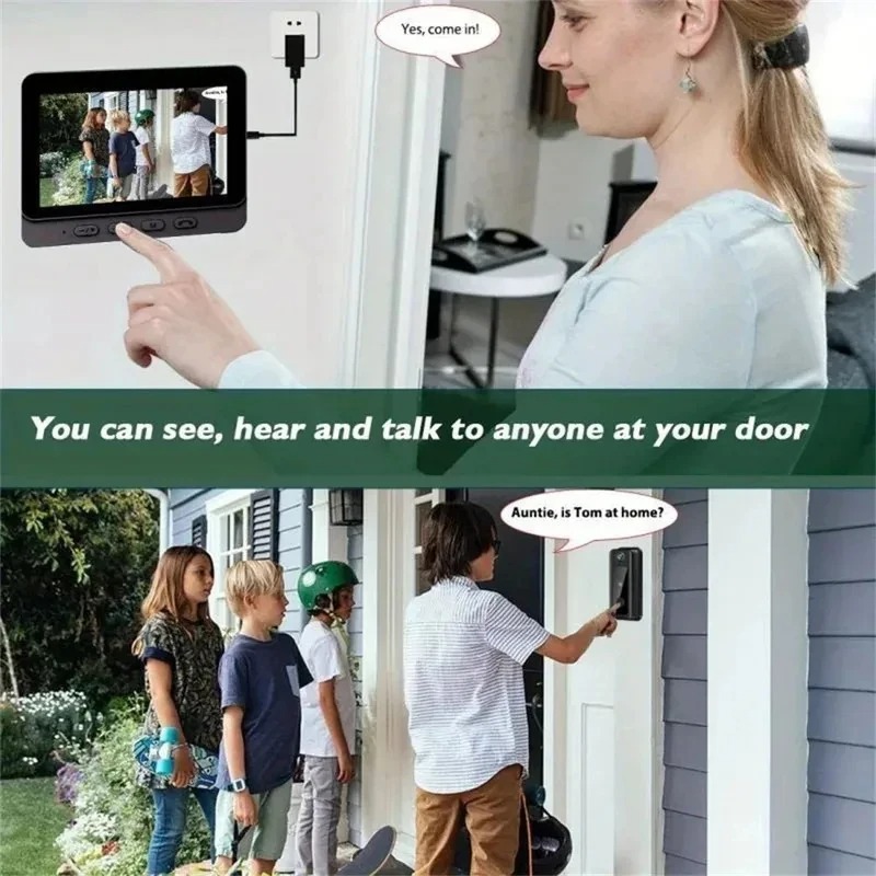 M8 Smart Visual Doorbell WiFi  - Smart Home Video Doorbell review and price