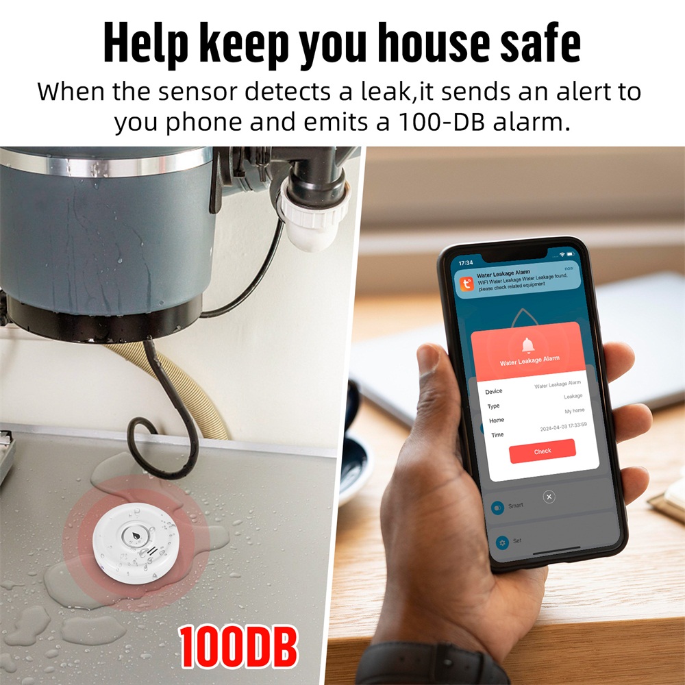 Fuers Water Leakage Detector S - Smart Home Water Level Sensor review and price