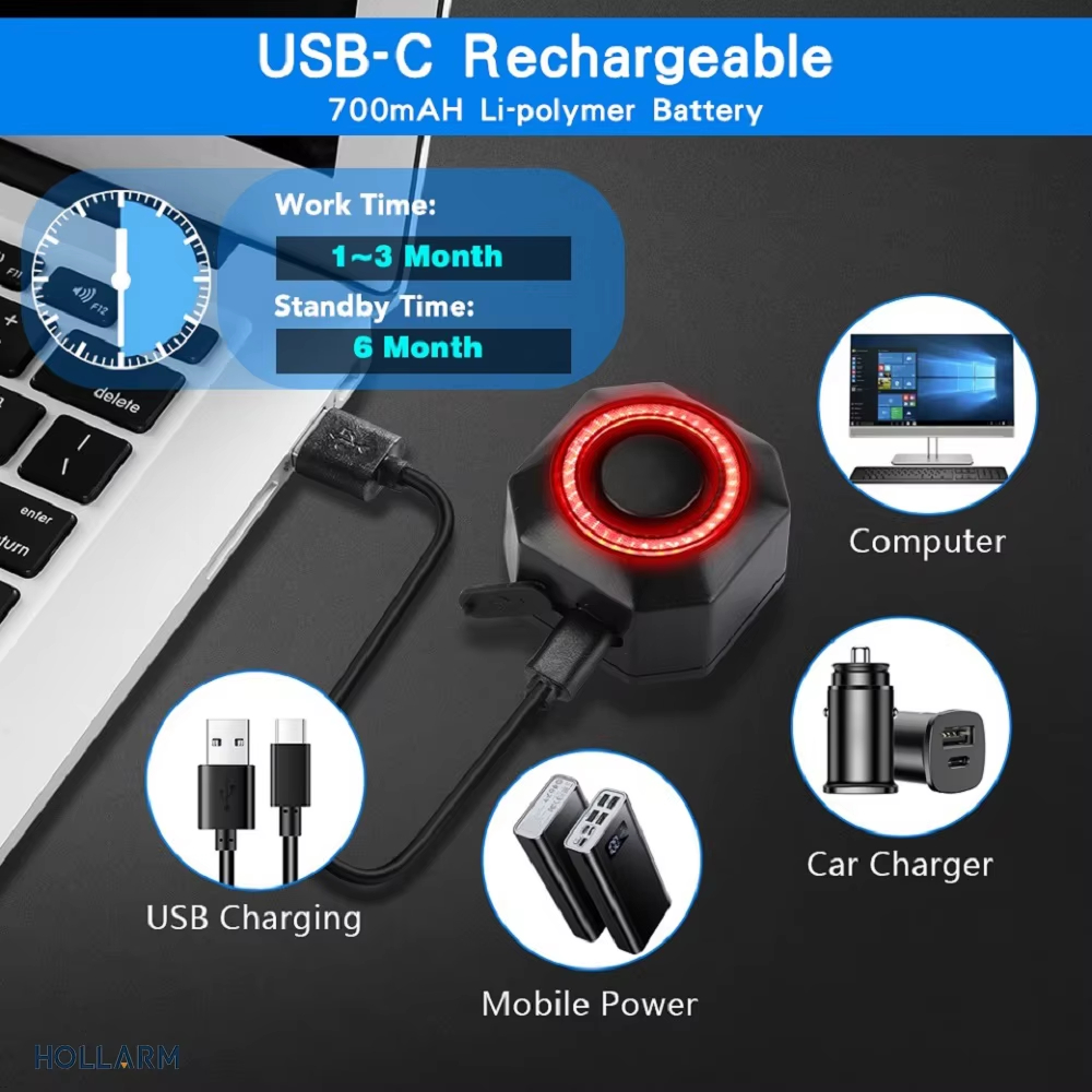 Hollarm Smart Bike Taillight A - Smart Home Dashboard review and price