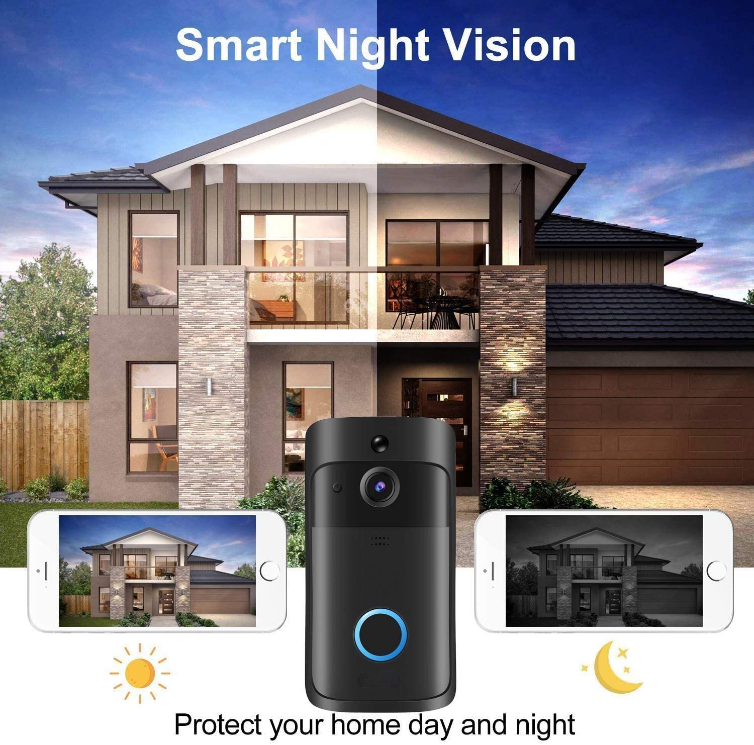 Video Doorbell Camera HD WiFi  - Smart Home Video Doorbell review and price