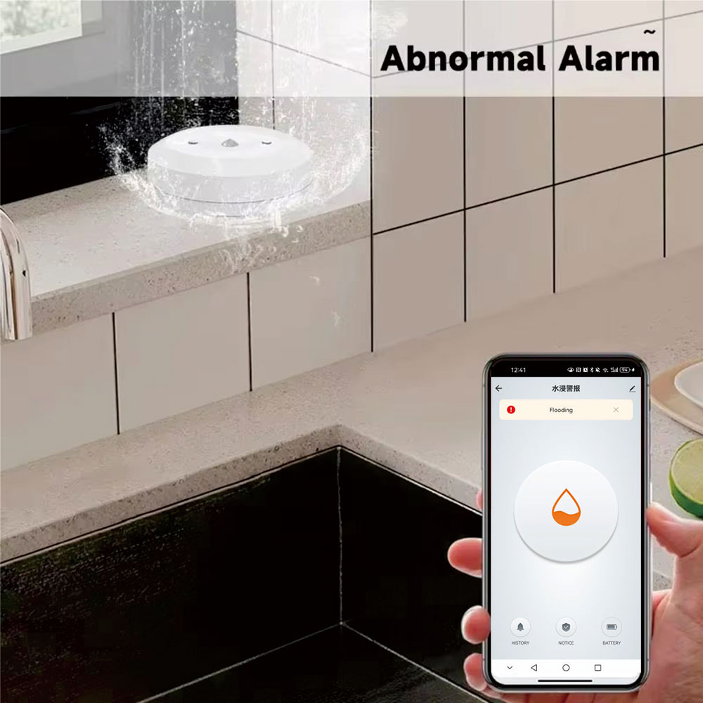 ZigBee Smart Water Leak Sensor - Smart Home Water Level Sensor review and price
