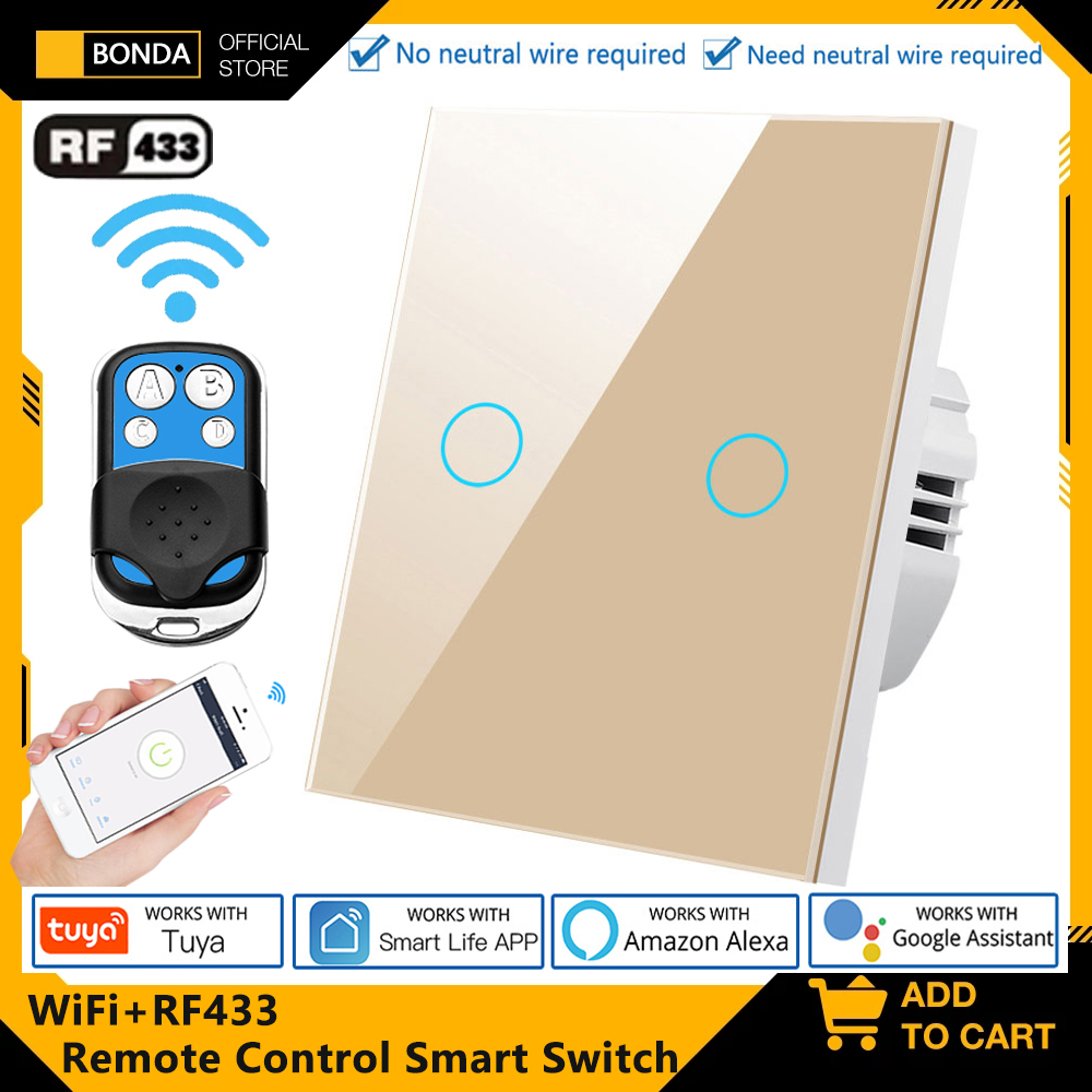 Tuya EU WiFi+RF433 Smart Remot - Smart Home Wiz review and price