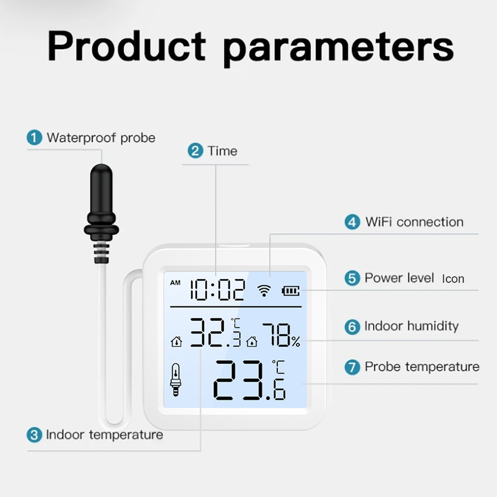 WiFi Humidity Temperature Sens - Smart Home Wiz review and price