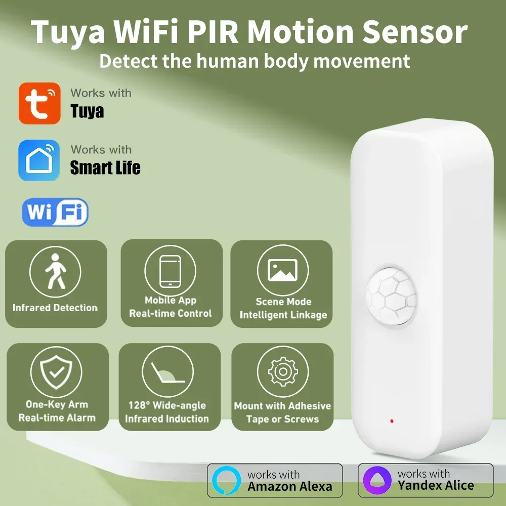 Tuya WiFI Motion Sensor PIR Sm - Smart Home Wiz review and price