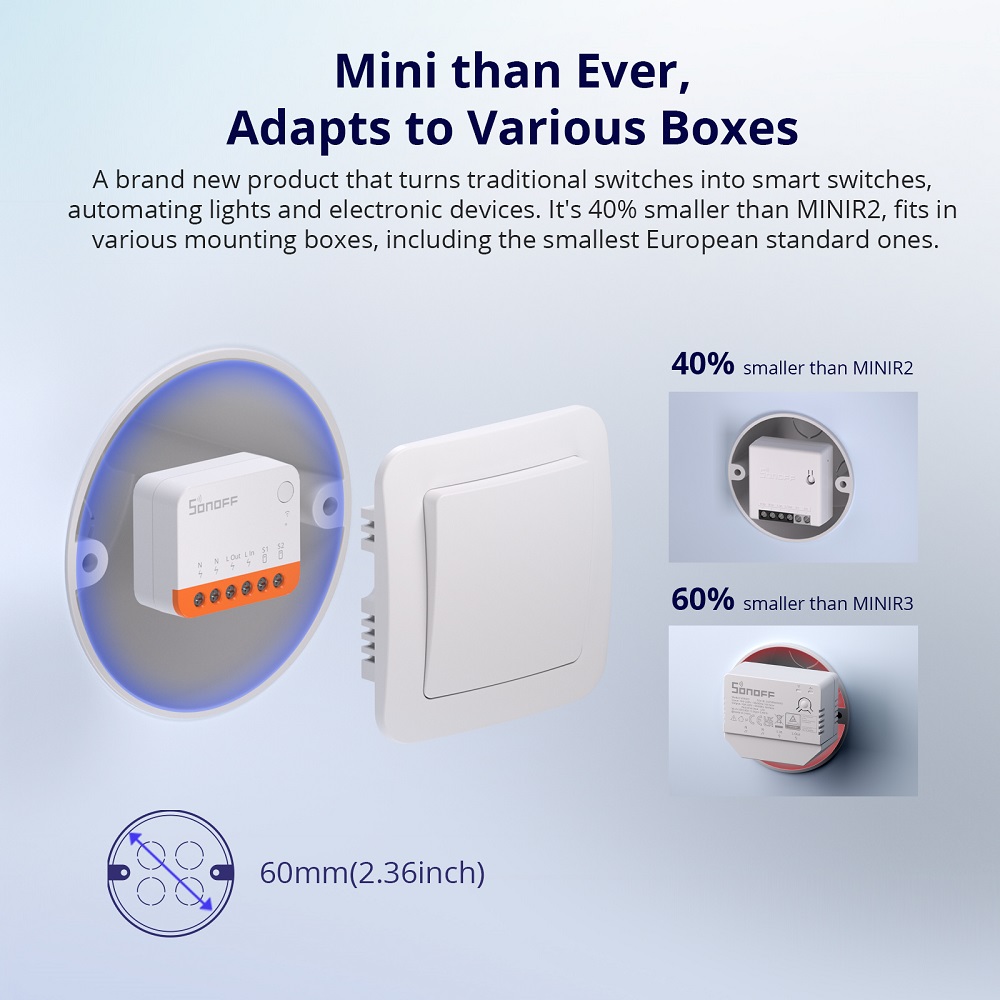 Sonoff Mini R4 Extreme Wifi Sm - Smart Home Wiz review and price